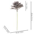 Flores artificiales de cera con forma de suculenta, decoración de 10 cm, 6 unidades. | Floristik24.es
