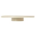 Plato decorativo de metal con forma de flor, redondo, 41 cm, para mesa. | Floristik24.es