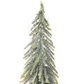 Árbol de Navidad artificial con base, escarchado, como decoración invernal, 90 cm. | Floristik24.es