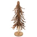 Floristik24 Árbol de Navidad hecho de ramas de sauce sobre una base de madera, 48 cm.