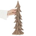 Pequeño árbol de Navidad decorativo con efecto nieve, adorno de mesa, 44 cm. | Floristik24.es