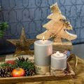 Floristik24 Árbol de navidad mango madera natural deco árbol de navidad 20 × 18 × 5cm