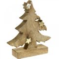 Floristik24 Árbol de navidad mango madera natural deco árbol de navidad 20 × 18 × 5cm