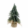 Floristik24 Deco árbol de Navidad verde brillante 20cm