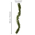 Guirnalda artificial de abeto, verde, para decoración festiva, 180 cm. | Floristik24.es