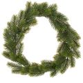 Floristik24 Corona artificial de abeto verde para decoración de puertas, 35 cm.