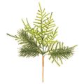Floristik24 Rama de abeto artificial para decoración festiva, 22 cm, 2 unidades