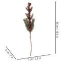Rama de abeto artificial con adornos navideños, 48 cm, 2 unidades. | Floristik24.es