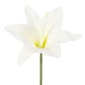 Floristik24 Flores artificiales de lirio tigre blanco para jarrones y arreglos florales, ramo de 6 unidades de 29 cm.