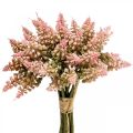 Floristik24 Jacinto de uva jacinto artificial rosa 28cm 12 piezas en ramo