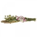 Floristik24 Ramo de flores secas rosa, blanco ramo de flores secas H60-65cm