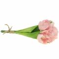 Floristik24 Tulipanes rosa artificial 26,5cm 5uds