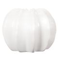 Jarrón decorativo con forma de calabaza, brillante, decoración otoñal para salón, 19 cm. | Floristik24.es