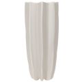 Jarrón moderno acanalado, jarrón alto decorativo para flores secas, 38 cm. | Floristik24.es