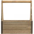 Floristik24 Caja de madera vintage para plantar caja de herramientas caja de plantas 28×14×31cm