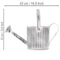 Maceta vintage de 17 cm de diámetro, regadera decorativa, maceta de metal estilo shabby chic. | Floristik24.es