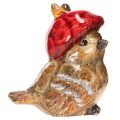 Figura decorativa de pájaro