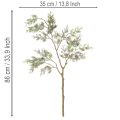 Rama artificial de enebro, rama decorativa artificial para jarrones, 86 cm. | Floristik24.es