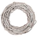 Floristik24 Corona decorativa de mimbre, corona hecha de ramas blanqueadas, 40 cm