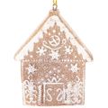 Adornos navideños, diseño de pastel de miel, reno, hombre de jengibre, copo de nieve, 7 cm, 4 piezas | Floristik24.es