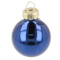 Juego de mini bolas navideñas de cristal para decorar ramas de abeto, 3 cm, 22 piezas | Floristik24.es