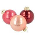 Floristik24 Juego de adornos navideños, decoración festiva brillante, 6 cm, 24 piezas