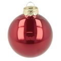 Juego de adornos navideños, decoración festiva brillante, 6 cm, 24 piezas | Floristik24.es