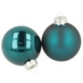 Floristik24 Bola de Navidad, mate y brillante, adorno festivo para árbol de Navidad, 6 cm, 24 unidades