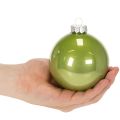 Adornos navideños brillantes, juego de 10, colores surtidos, 95 mm | Floristik24.es