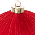 Bola de Navidad grande roja para colgar, 15 cm, 3 piezas | Floristik24.es