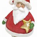 Floristik24 Figura decorativa Papá Noel con estrella / bolsa Al.13cm 2ud