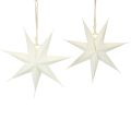 Floristik24 Ventana de Pascua, estrellas de papel navideñas, estrella plegable Ø20cm 4ud