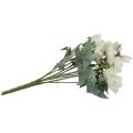 Floristik24 Rosas navideñas blancas flores artificiales navideñas esmeriladas L40cm