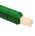 Floristik24 Alambre para envolver alambre artesanal verde 0,65 mm 100 g