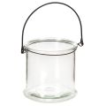 Floristik24 Farol colgante de cristal Ø12cm H12.5cm 2 unidades