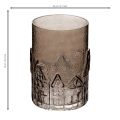Portavelas de cristal para velas pequeñas, ideal para decoración de mesa, 23 cm. | Floristik24.es