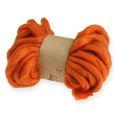 Floristik24 Cinta de lana 50g / 9m naranja