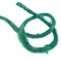 Floristik24 Cordón de fieltro cordón vintage para manualidades verde 30m