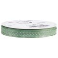 Floristik24 Cinta de regalo cinta decorativa punteada verde menta 10mm 25m