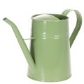 Floristik24 Regadera de metal vintage para interiores, verde menta, 1,7 L, jarrón decorativo, diseño retro, 23 cm de alto.