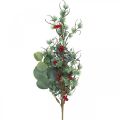 Floristik24 Rama navideña artificial verde bayas rojas decoracion 70cm