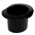Floristik24 Cilindro decorativo negro, Nochevieja, sombrero como jardinera Al5,5cm 12ud