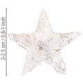 Mini estrellas de abedul de 2 cm a 2,5 cm, blanqueadas, 150 unidades. | Floristik24.es