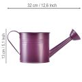 Regadera decorativa, maceta de metal morado, Ø13,5 cm H12,5 cm | Floristik24.es