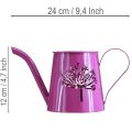 Regadera decorativa, metal morado, diseño bohemio, diseño de diente de león, 12 cm de alto, 2 piezas | Floristik24.es