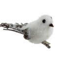 Floristik24 Pájaro de nieve 14cm con clip