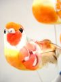 Floristik24 Pájaros en alambre de colores 8cm 12pcs