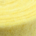 Floristik24 Cinta de fieltro amarillo claro 15cm 5m