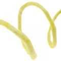 Cordón de fieltro con hilo de lana amarillo pastel 20m