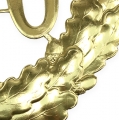 Floristik24 Aniversario número 70 en oro Ø40cm